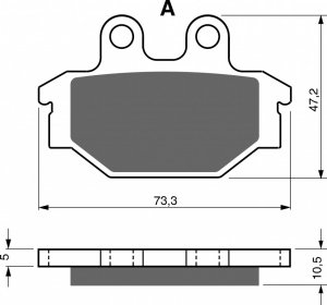 Brake pads GOLDFREN S3