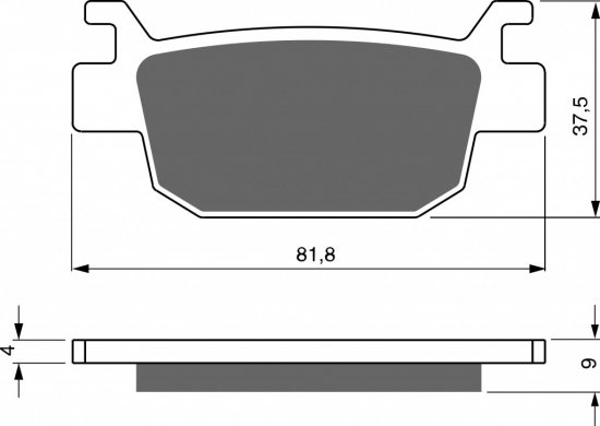 Brake pads GOLDFREN 287 S3