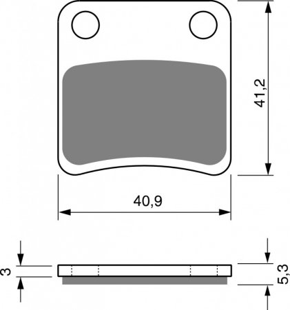 Brake pads GOLDFREN 303 K5