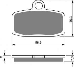 Brake pads GOLDFREN S33 OFF-ROAD FRONT