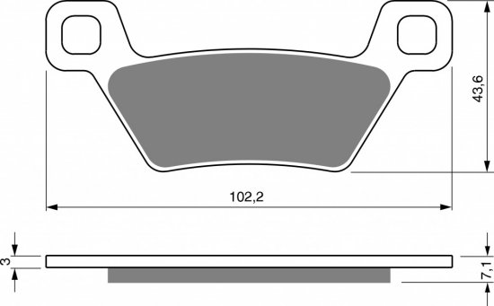 Brake pads GOLDFREN 314 K5