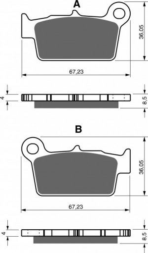 Brake pads GOLDFREN AD