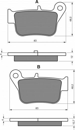 Brake pads GOLDFREN AD