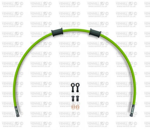 Clutch hose kit Venhill KAW-11011CB-GR POWERHOSEPLUS (1 hose in kit) Green hoses, black fittings