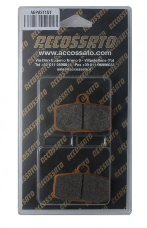 Brake pads ACCOSSATO ST for KTM SX 85 (2012-2020)