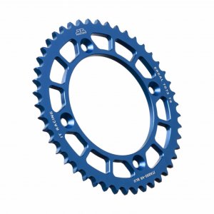 Rear ALU sprocket JT 46T, 428 Blue