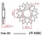 Front sprocket JT 15T, 520 Self Cleaning Lightweight