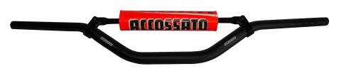 Handlebar ACCOSSATO aluminium, 28.5 mm black