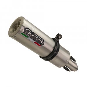 Slip-on exhaust GPR M3 Brushed Stainless steel including removable db killer, link pipe and catalyst