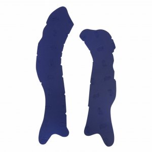 Rubber Frame Pads VIBRAM Off-Road Blue