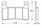 Brake pads ACCOSSATO AGPA109 EV1