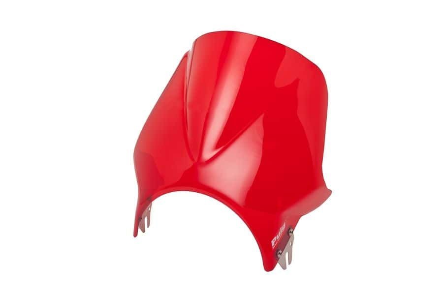 Windshield PUIG 1482R WINDY red universal