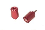 Bar ends PUIG 5619R LONG red