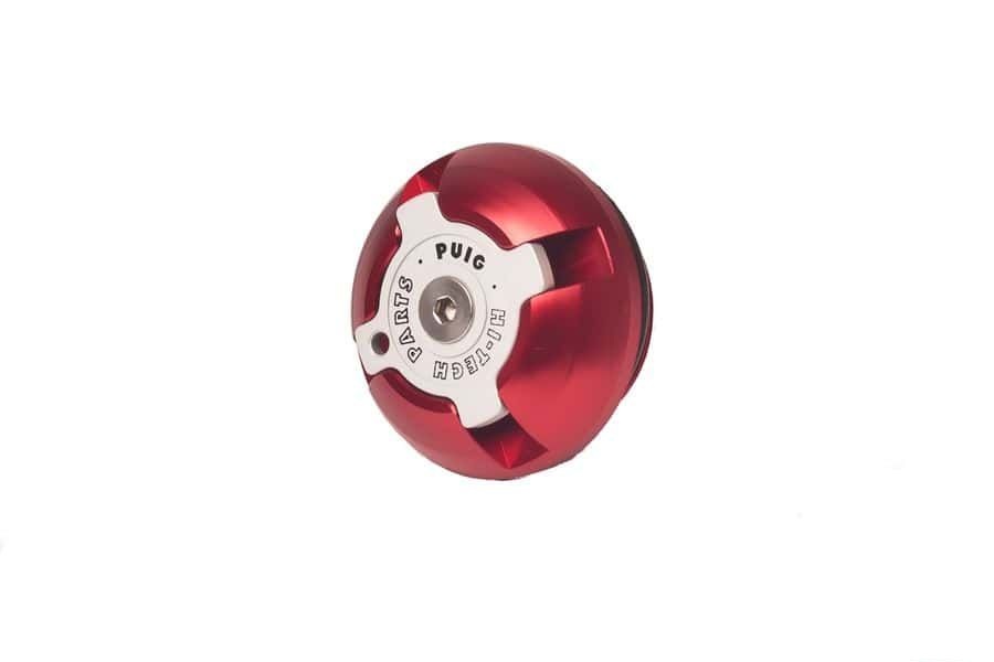 Plug oil cap PUIG 6155R red M20x1,5