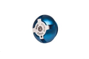 Plug oil cap PUIG 6156A blue M19x2,5