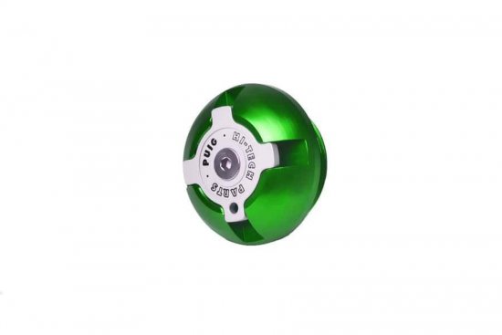 Plug oil cap PUIG 6156V green M19x2,5