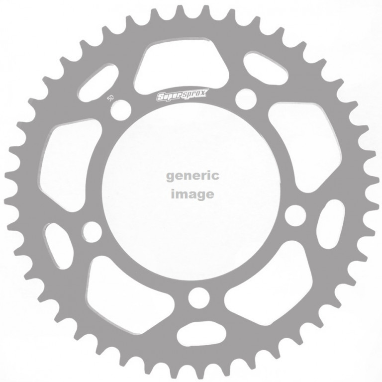 Rear ALU sprocket SUPERSPROX RAL-808:46-SLV silver 46T, 520