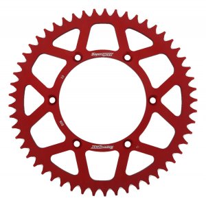 Rear ALU sprocket SUPERSPROX RAL-808:53-RED red 53T, 520