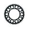 Rear ALU sprocket SUPERSPROX black 43T, 520