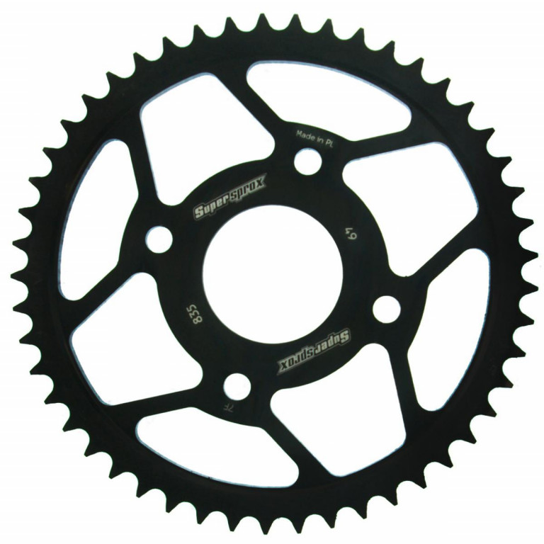 Rear sprocket SUPERSPROX RFE-835:49-BLK black