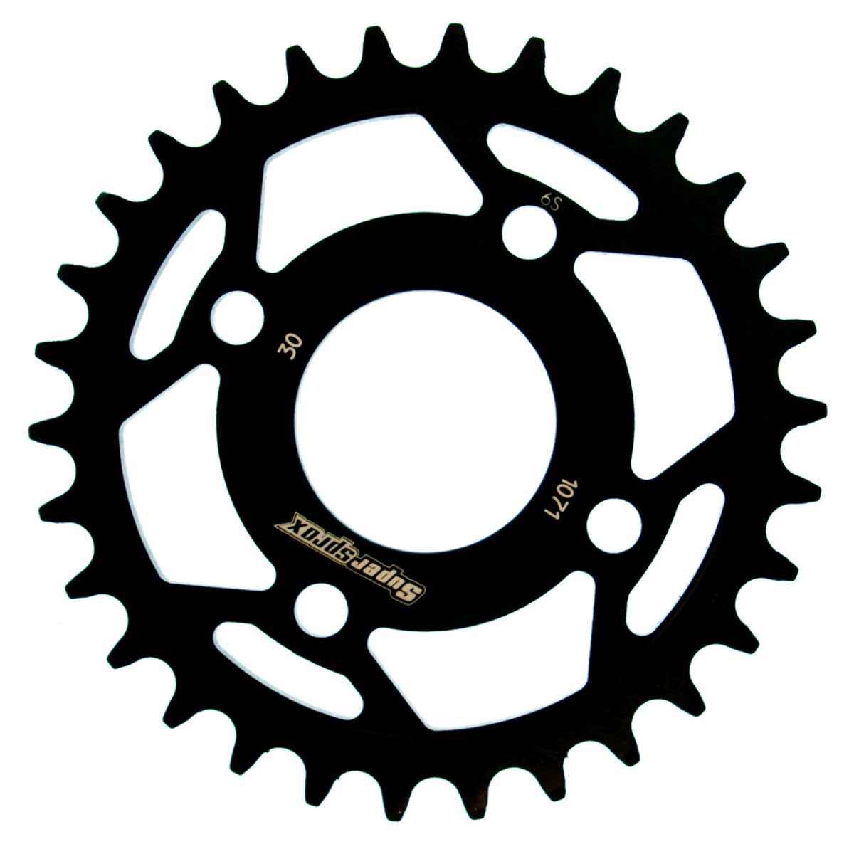 Rear sprocket SUPERSPROX RFE-1071:30-BLK black 30T, 520