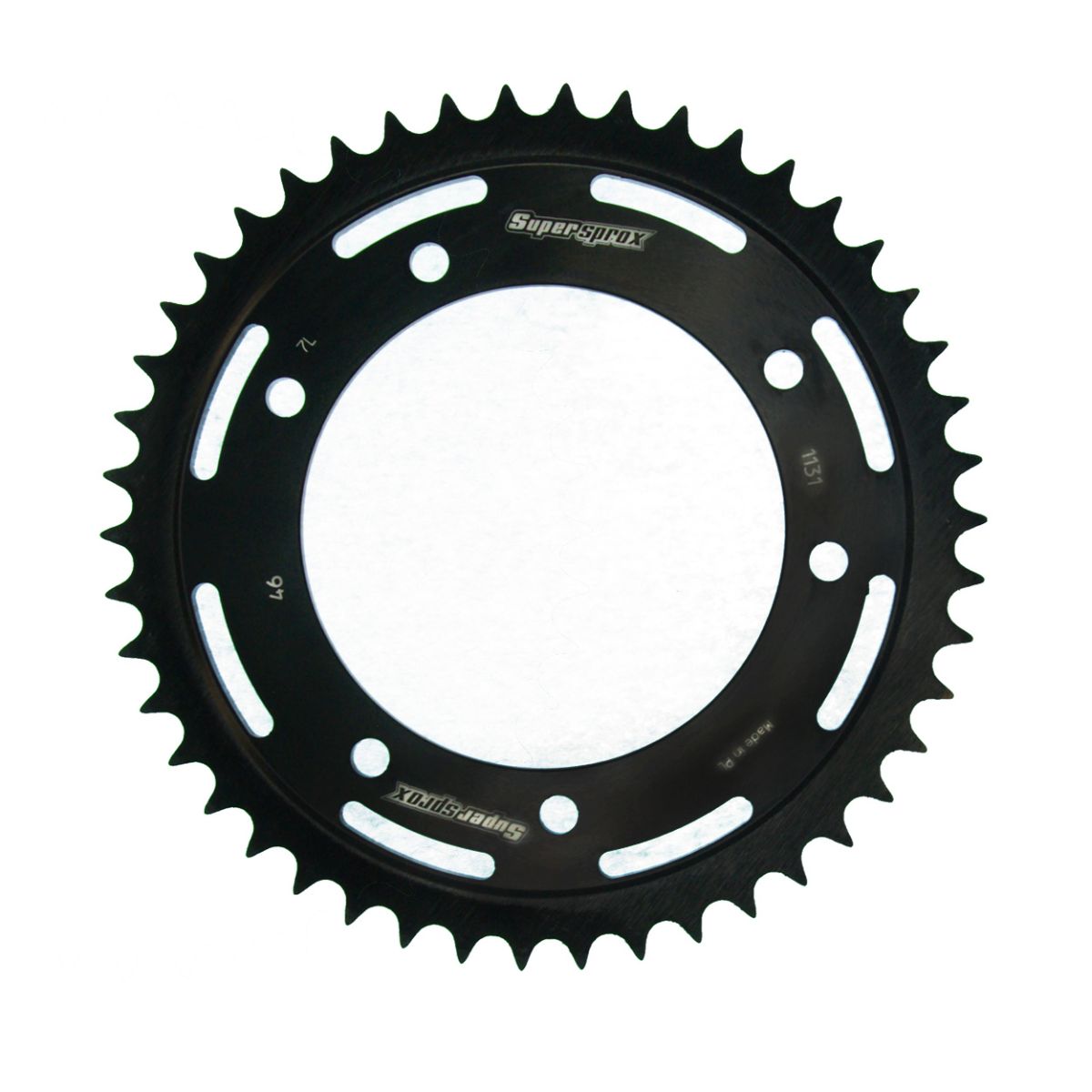 Rear sprocket SUPERSPROX RFE-1131:46-BLK black 46T, 420