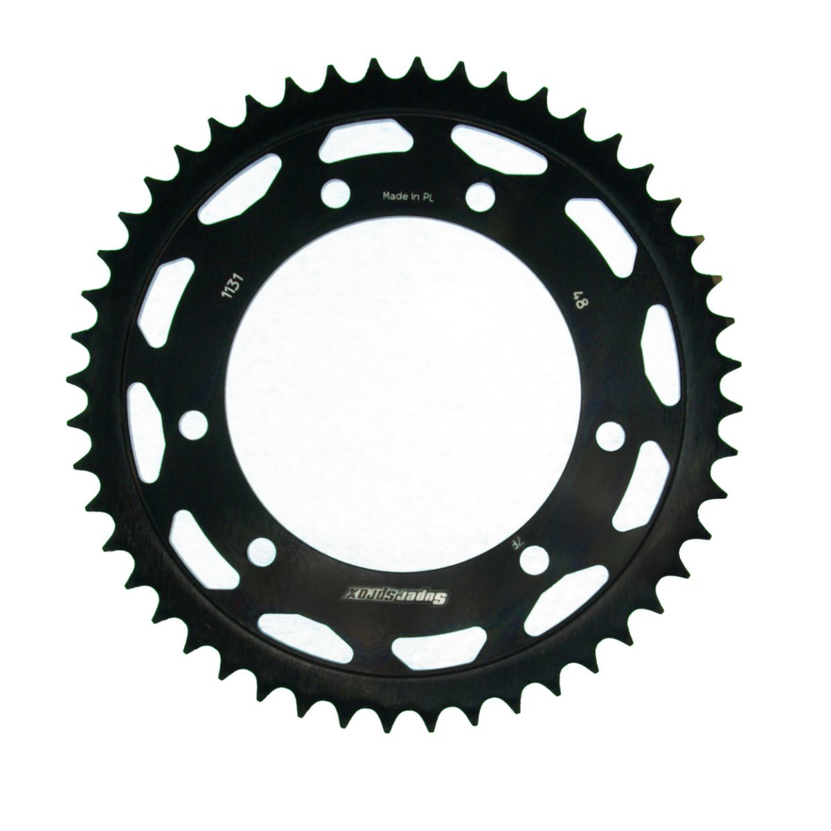 Rear sprocket SUPERSPROX RFE-1131:48-BLK black 48T, 420