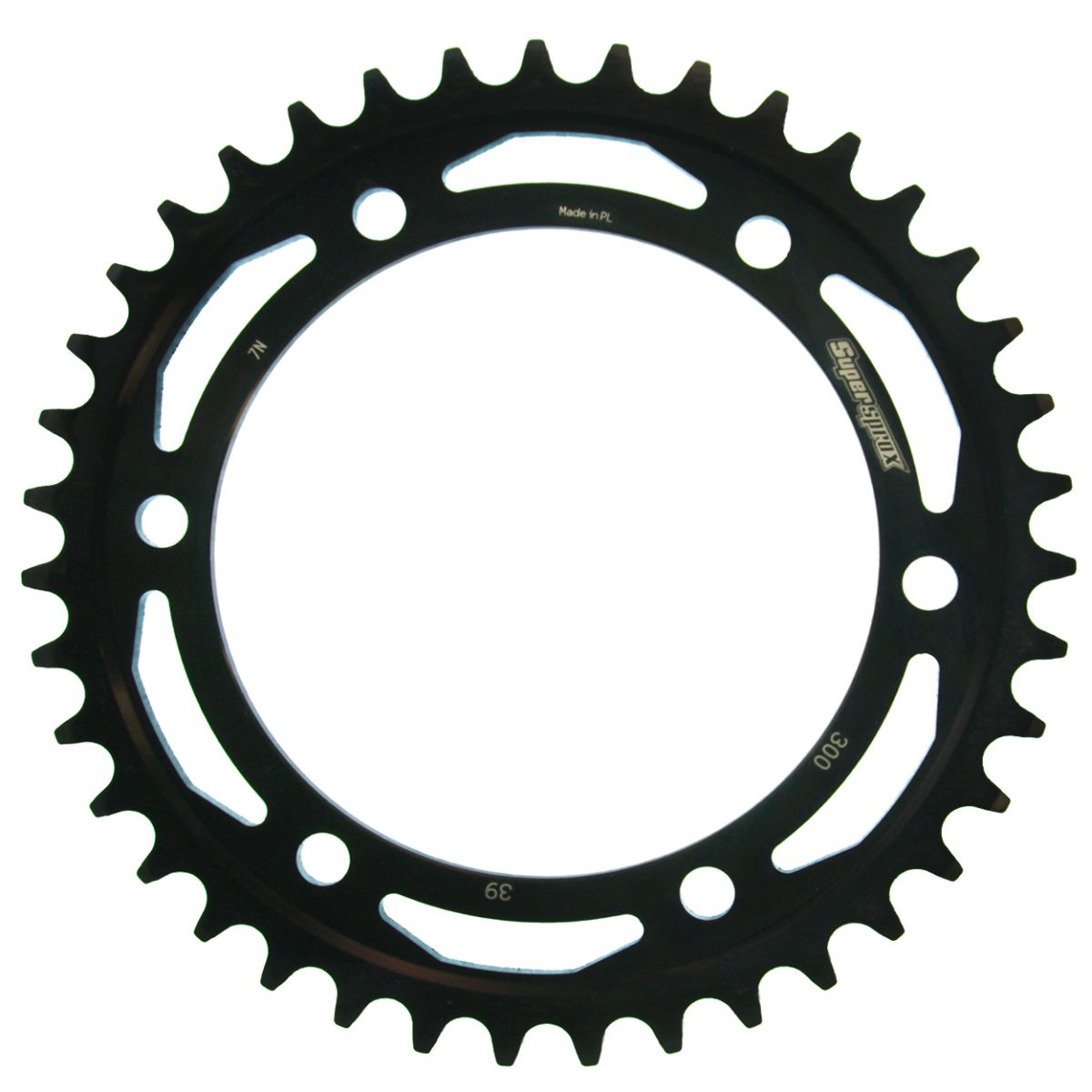 Rear sprocket SUPERSPROX RFE-300:39-BLK black 39T, 525