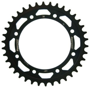 Rear sprocket SUPERSPROX RFE-487:38-BLK black 38T, 520