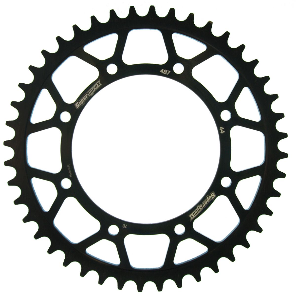 Rear sprocket SUPERSPROX RFE-487:44-BLK black 44T, 520