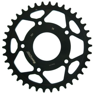 Rear sprocket SUPERSPROX RFE-701:38-BLK black 38T, 520