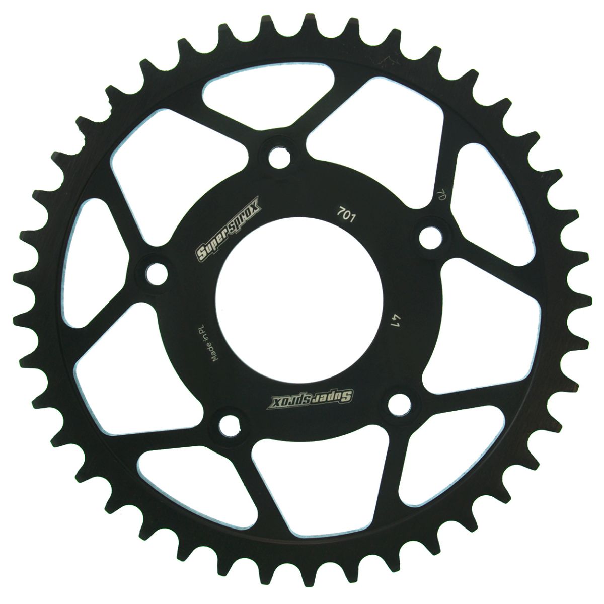 Rear sprocket SUPERSPROX RFE-701:41-BLK black 41T, 520