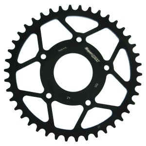 Rear sprocket SUPERSPROX RFE-701:42-BLK black 42T, 520