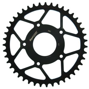 Rear sprocket SUPERSPROX RFE-701:43-BLK black 43T, 520