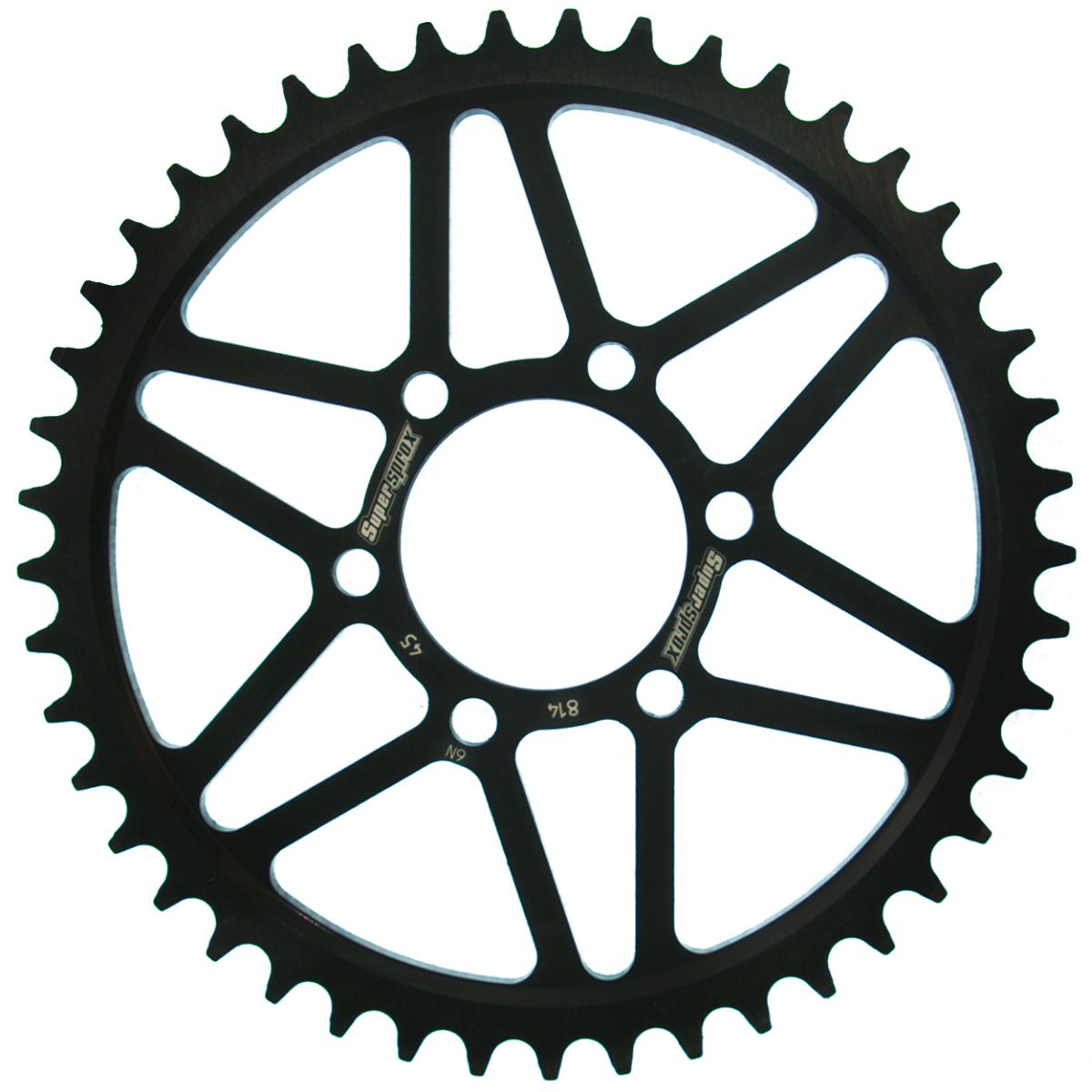 Rear sprocket SUPERSPROX RFE-814:45-BLK black 45T, 530