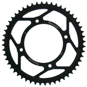 Rear sprocket SUPERSPROX RFE-998:52-BLK black 52T, 428