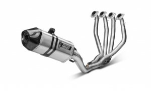 Full exhaust system 4x2x1 MIVV SPEED EDGE Stainless Steel / Carbon cap