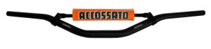 Handlebar ACCOSSATO aluminium, 28.5 mm black